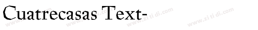 Cuatrecasas Text字体转换